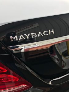 Maybach trim on black car